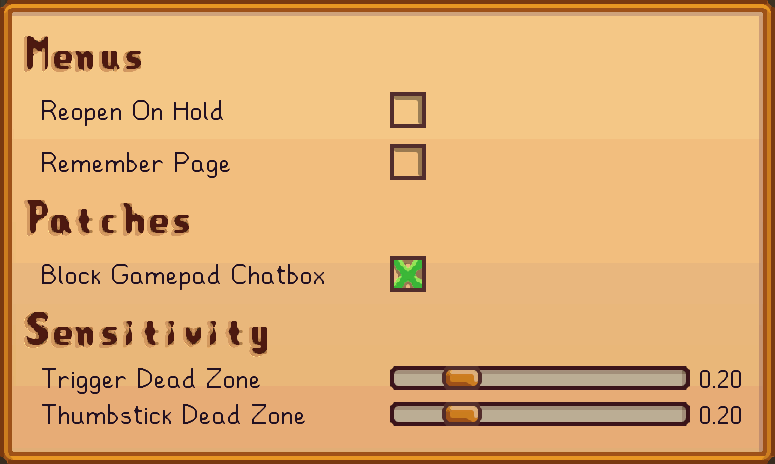 Advanced Controls