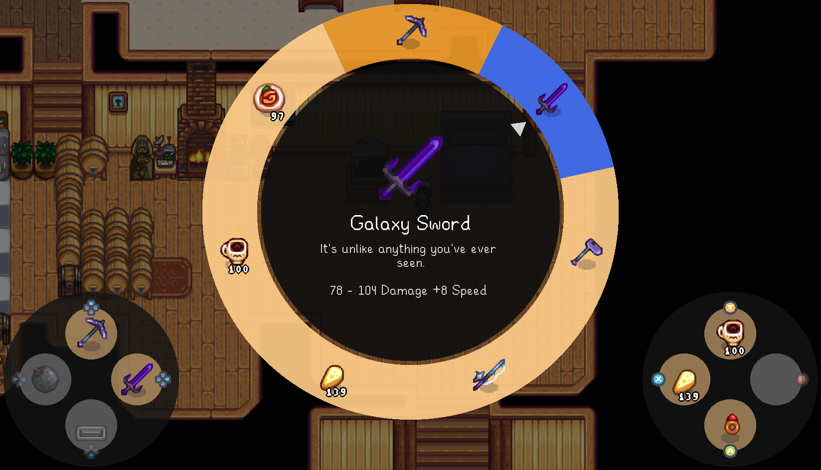 Controller menu screenshot